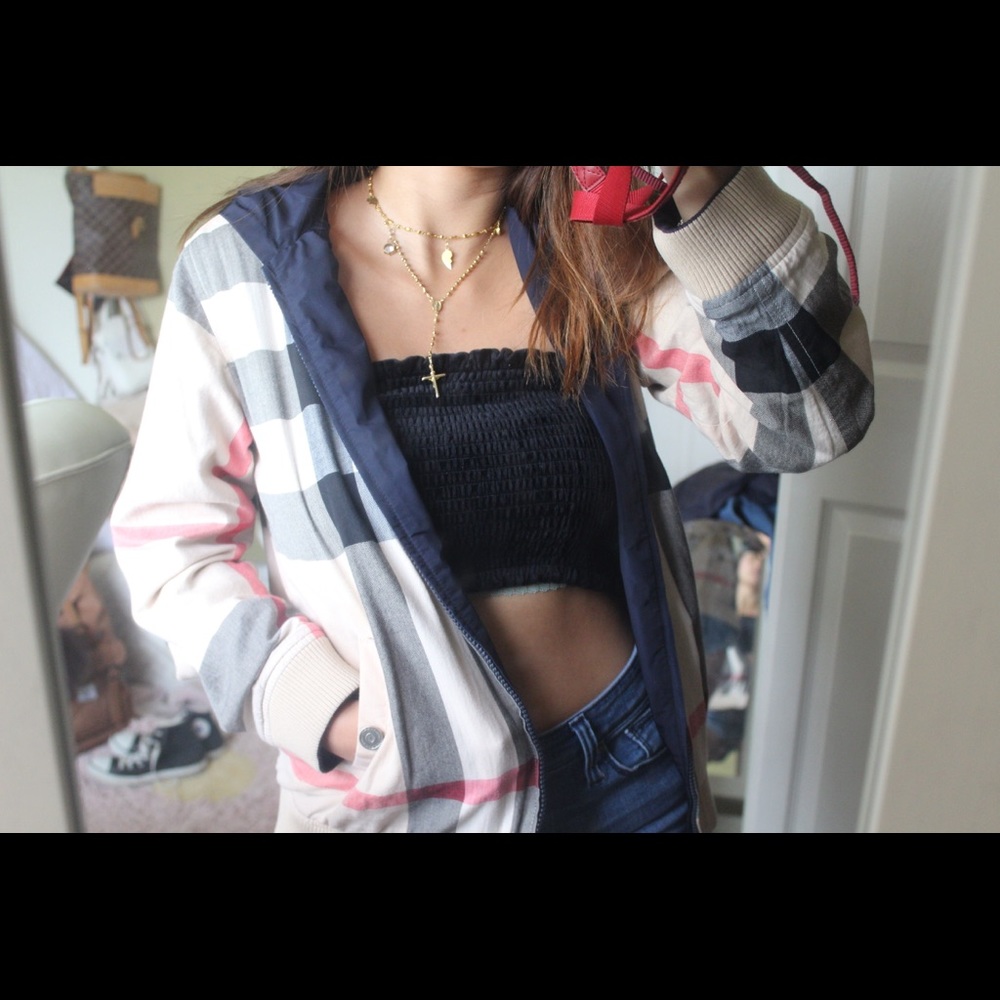 Authentic Reversible Burberry Bomber Jacket - image 6